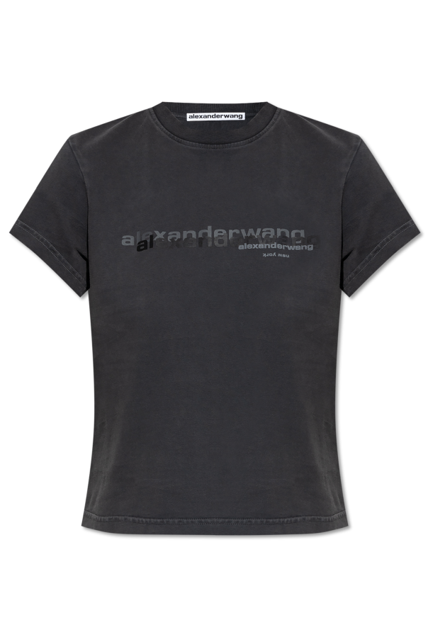 T-shirt with printed logo od Alexander Wang