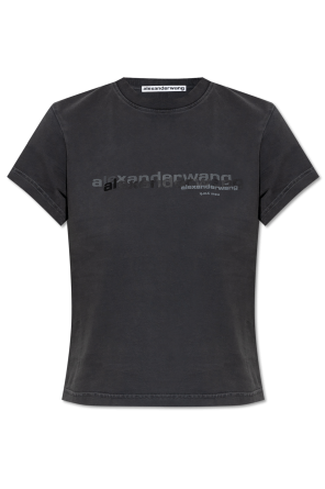 T-shirt z nadrukowanym logo