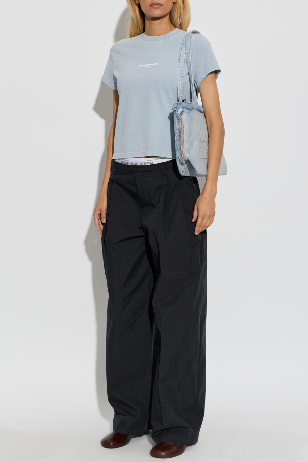 Alexander Wang T-shirt com logótipo