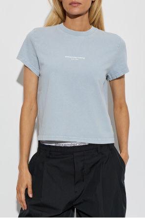 Alexander Wang T-shirt com logótipo
