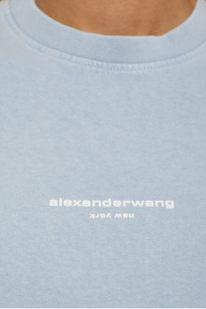 Alexander Wang T-shirt com logótipo