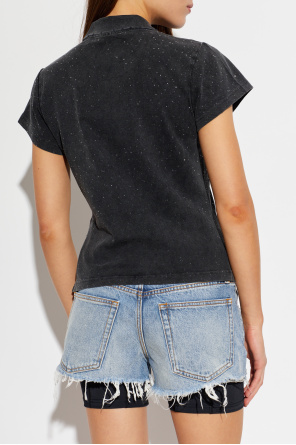 Alexander Wang Polo with shimmering crystals