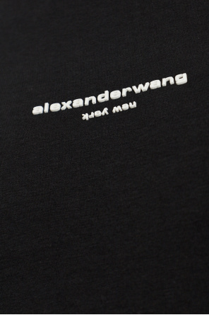 Alexander Wang Camiseta con logo