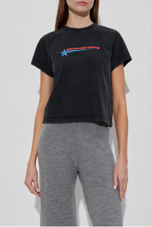 Alexander Wang Camiseta con logo