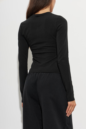 Alexander Wang Top con logo en relieve