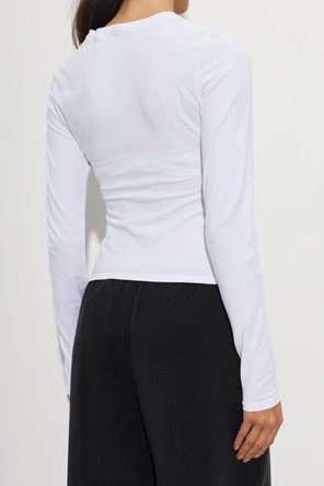Alexander Wang Top com logótipo em relevo