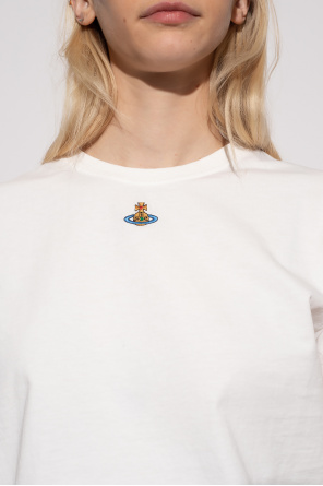 Vivienne Westwood T-shirt capuche z logo