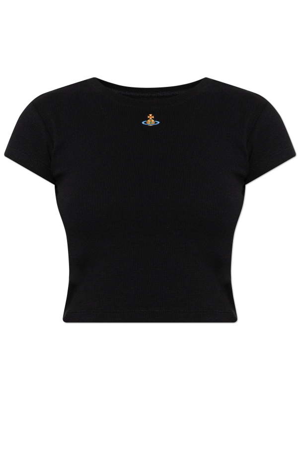 Ribbed T-shirt with logo od Vivienne Westwood