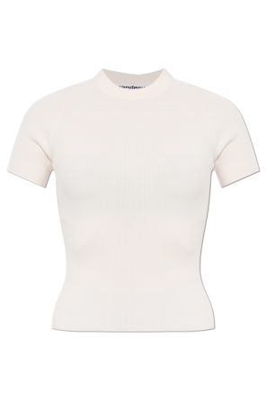 Ribbed fitted top