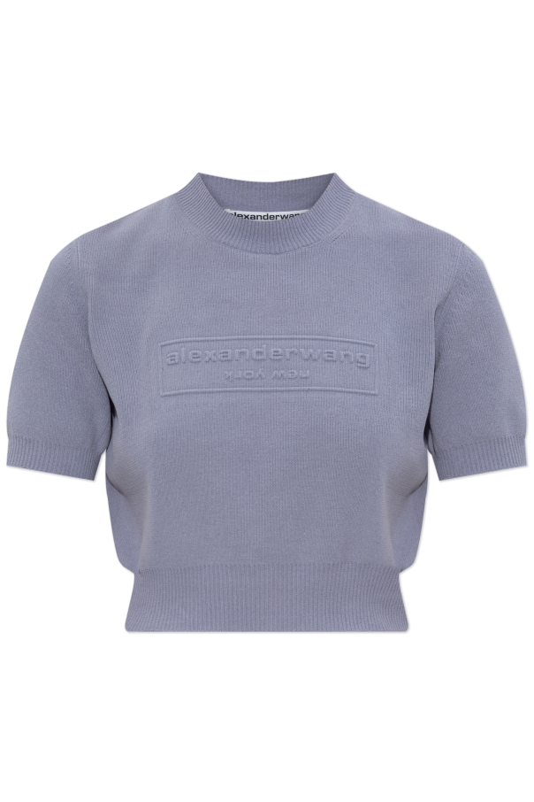 Top with embossed logo od Alexander Wang