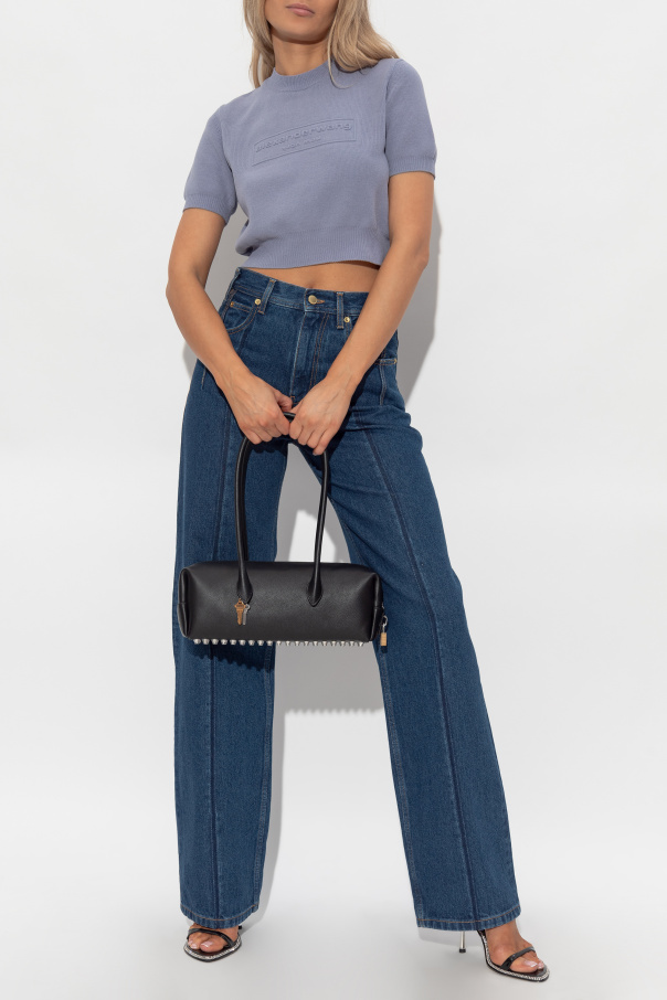 Alexander Wang Top con logo en relieve