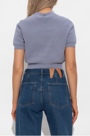 Alexander Wang Top con logo en relieve