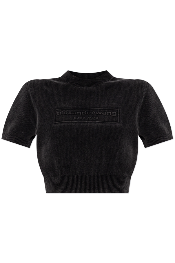 Top with embossed logo od Alexander Wang
