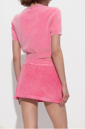 Alexander Wang Top con logo en relieve