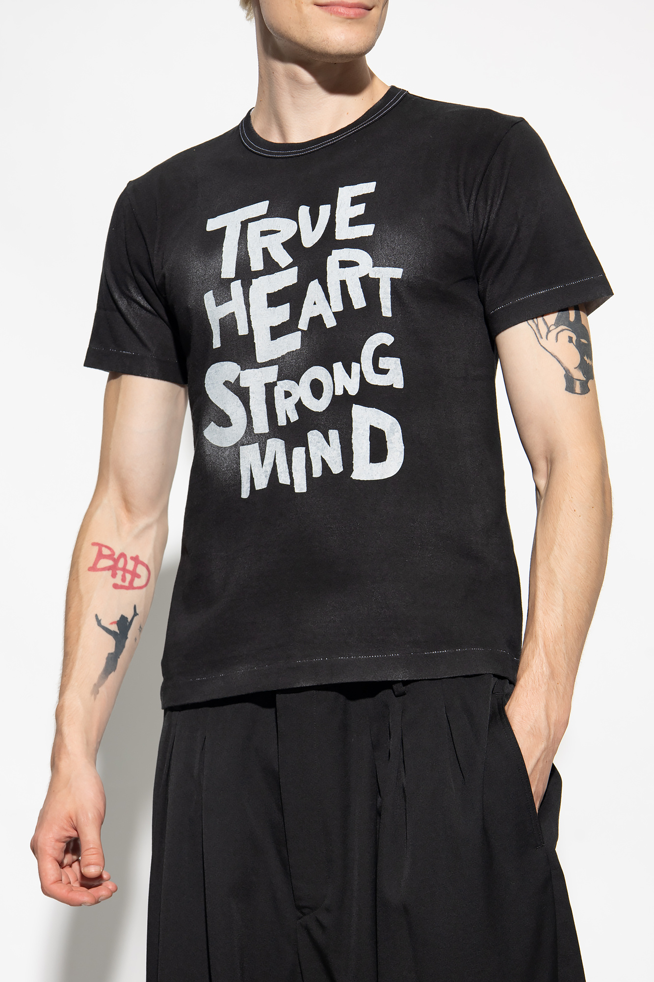 Comme des Garçons Black Printed T-shirt