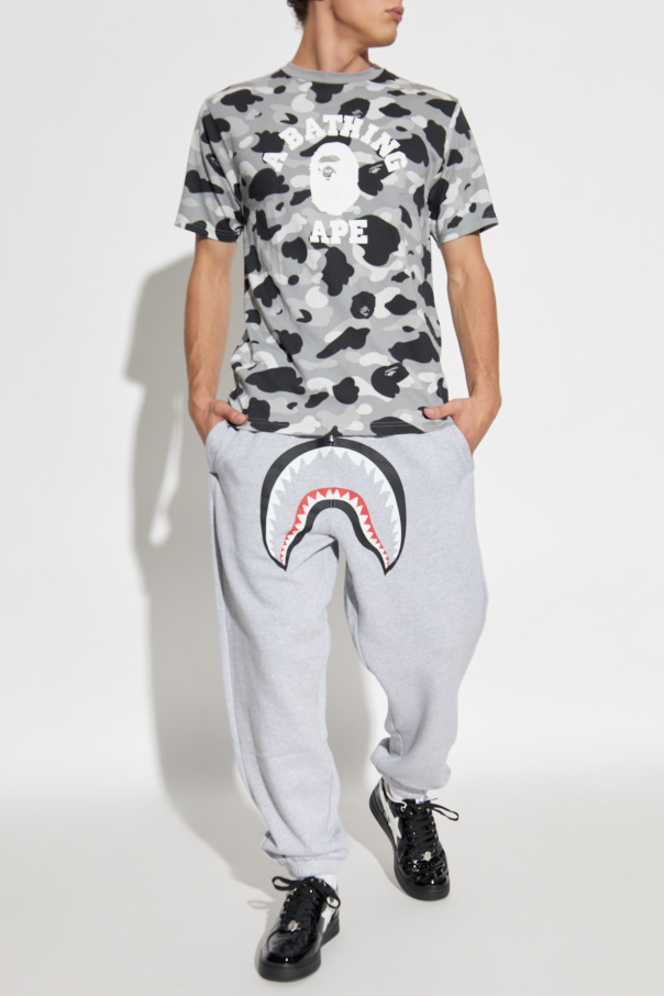 A BATHING APE® Camiseta com logotipo