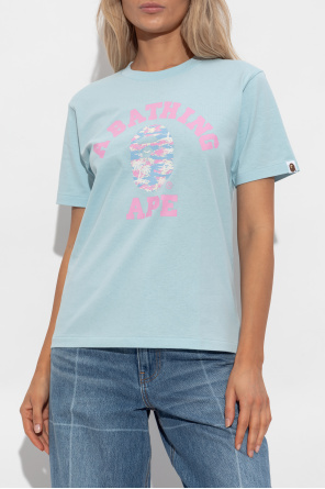 A BATHING APE® T-shirt with logo
