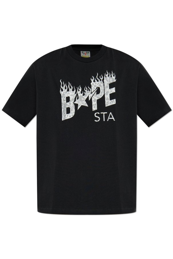 T-shirt with printed logo od A BATHING APE®