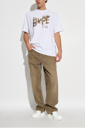 T-shirt mit aufgedrucktem logo od A BATHING APE®