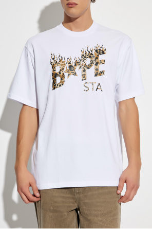 A BATHING APE® T-Shirt mit aufgedrucktem Logo
