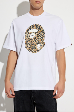 A BATHING APE® T-Shirt mit aufgedrucktem Logo