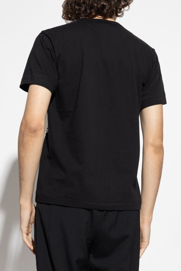 Comme des Garçons Black Camiseta com estampa