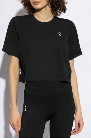 On Running Training T-shirt with logo