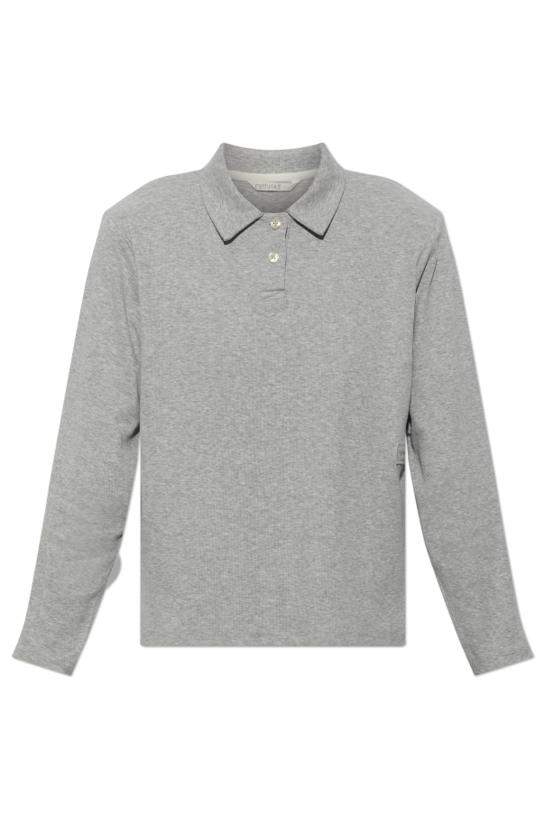 Polo shirt with sewn-in shoulder pads od Rethinkit Studios