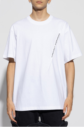 Y Project Comme Des Garçons Play slim fit logo T-shirt