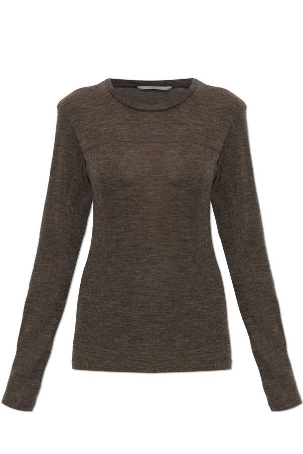 Round-neck wool top od Rethinkit Studios