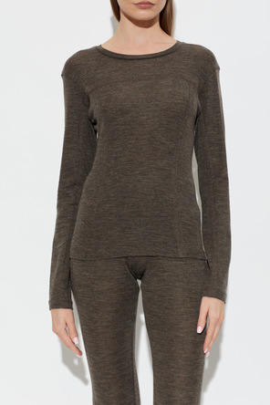 Rethinkit Studios Top de lana con cuello redondo