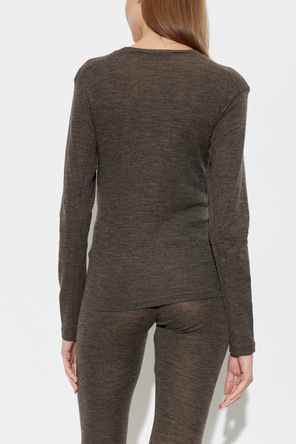 Rethinkit Studios Top de lana con cuello redondo
