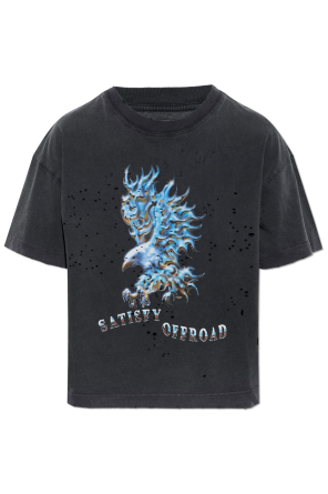 T-shirt `mothtech` od Satisfy