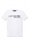 Emporio Armani Kids pipe-trim detail shirt Weiß