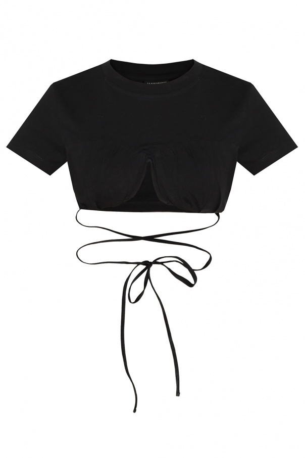 Jacquemus ‘Le T-shirt button-up Baci’ cropped T-shirt