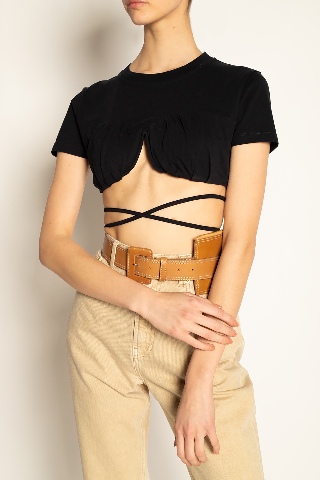 Jacquemus ‘Le T-shirt Baci’ cropped T-shirt