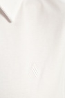 The Attico WHITE Polo shirt with padded shoulders