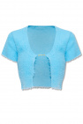 Jacquemus Cropped 'Neve' top with logo