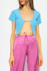 Jacquemus Cropped 'Neve' top with logo