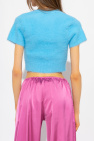 Jacquemus Cropped 'Neve' top with logo