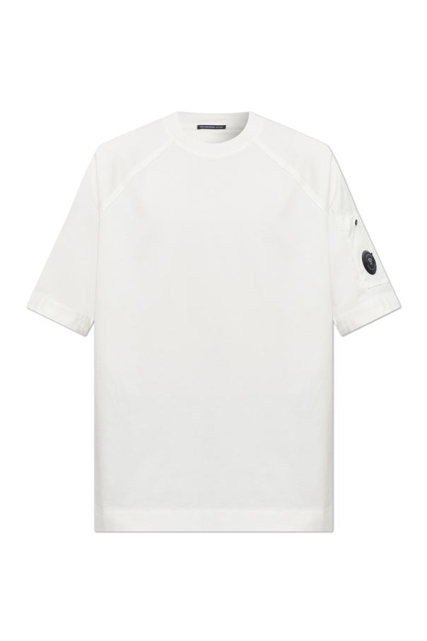 T-shirt with an applique od C.P. Company