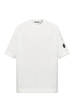 T-shirt with an applique od C.P. Company