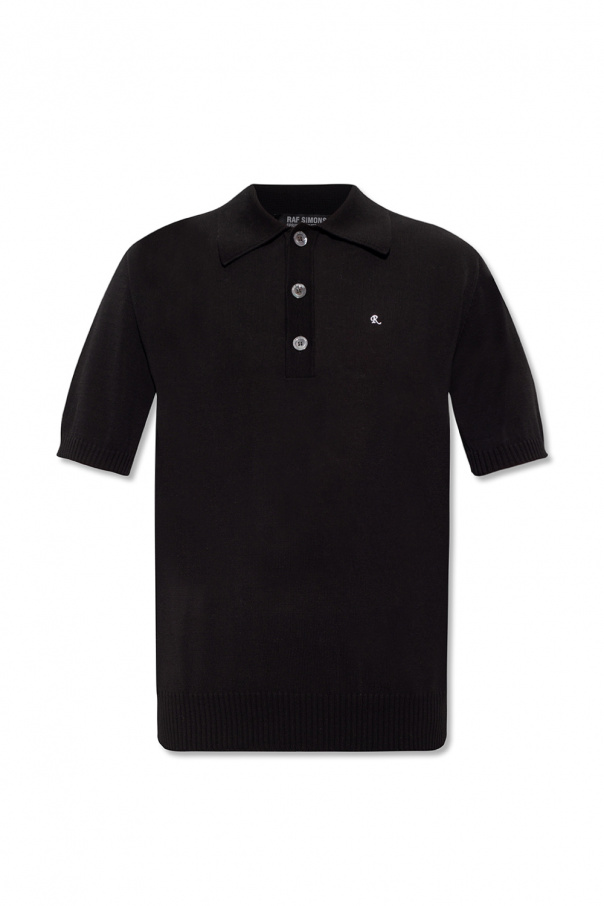 Raf Simons jacquard-woven polo shirt