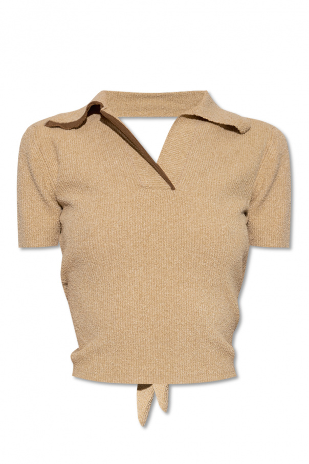 Jacquemus orlebar brown felix long sleeved polo shirt