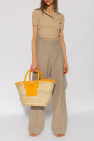 Jacquemus beige Backless polo shirt