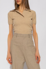 Jacquemus beige Backless polo shirt