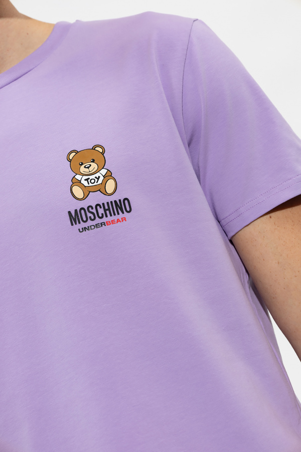Moschino Courrèges crew-neck T-shirt Gelb