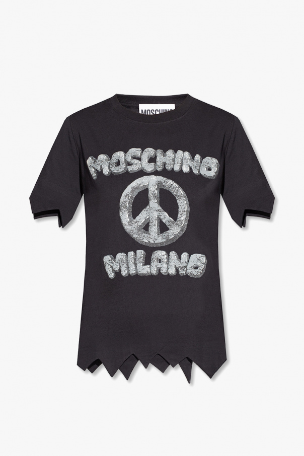 Moschino Dondup Kids knot-front T-shirt Yellow™