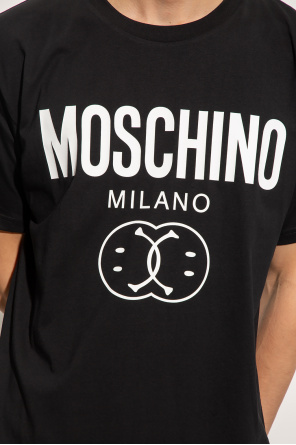 Moschino Geometric Patterned Short Sleeve Shirt beige®