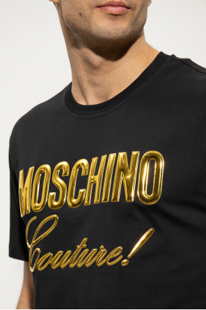 Moschino T-shirt Columbia Maxtrail Logo amarelo